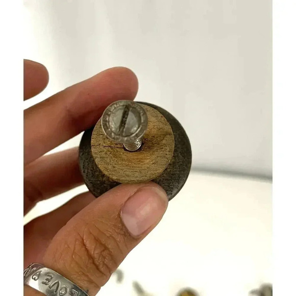 Antique Brass Drawer Knobs Accessories Lot of 16 + Replacement Handles Furniture - Picture 4 of 13